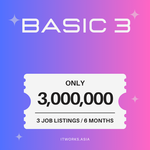 Basic 3 Job Listing Package itworks.asia